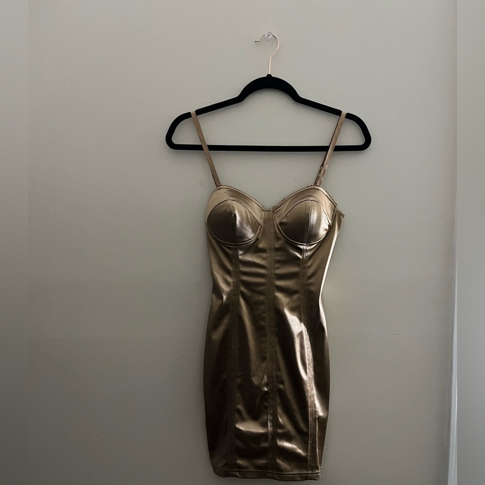 Mini Windsor gold dress